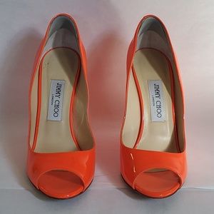 Jimmy Choo Patent Wedges